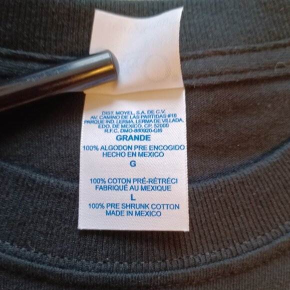 Y2K 2004 The Distillers Red Skulls Coral Fang T-Shirt Adult L New Deadstock - Picture 7 of 12